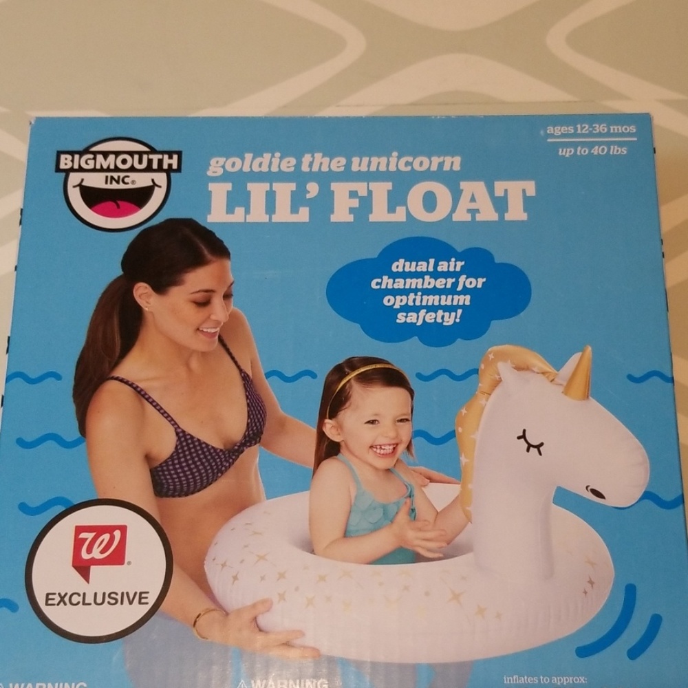 BIGMOUTH INC Goldie the unicorn lily float - Picture 3 of 5